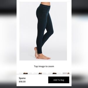 SPANX JEAN ISH ANKLE LEGGINGS SIZE 1X